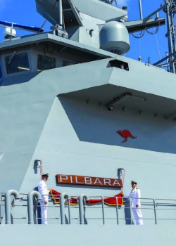 2025: Providing critical infrastructure for the launch of NUSHIP Pilbara